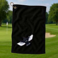 A Murmuration Of Starlings Golf Towel