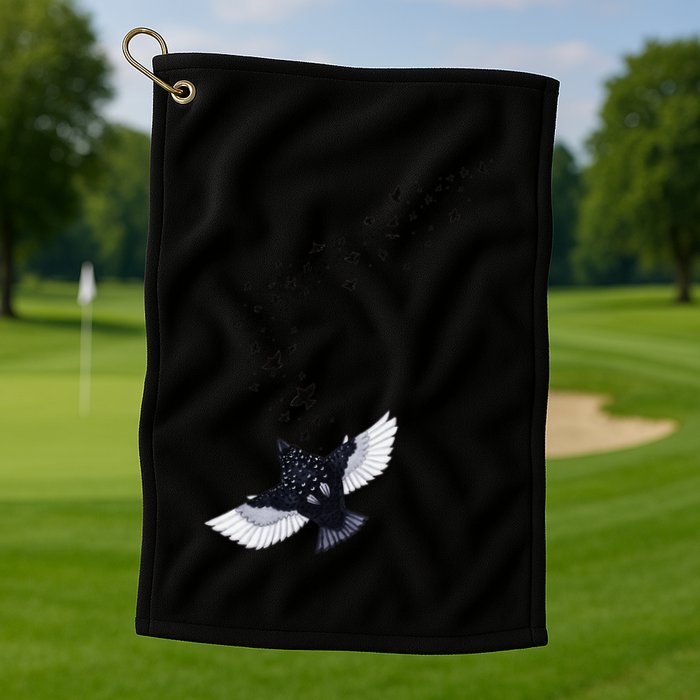 A Murmuration Of Starlings Golf Towel
