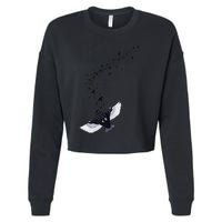 A Murmuration Of Starlings Cropped Pullover Crew
