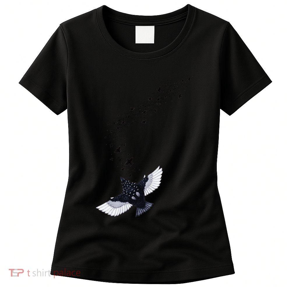 A Murmuration Of Starlings Womens T-Shirt