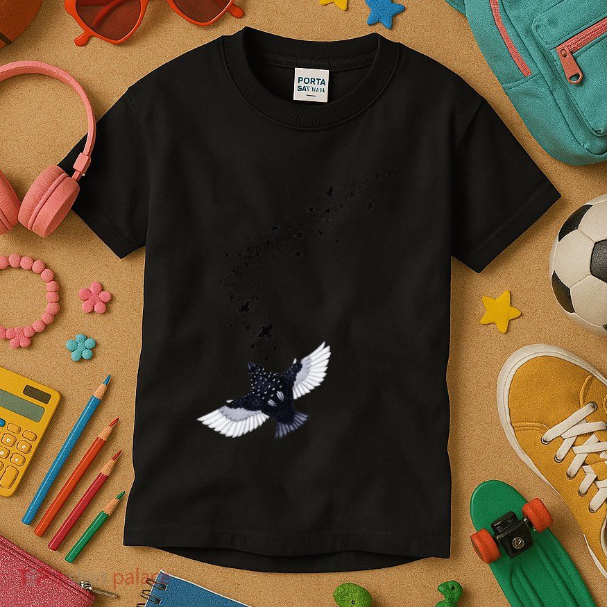 A Murmuration Of Starlings Kids T-Shirt