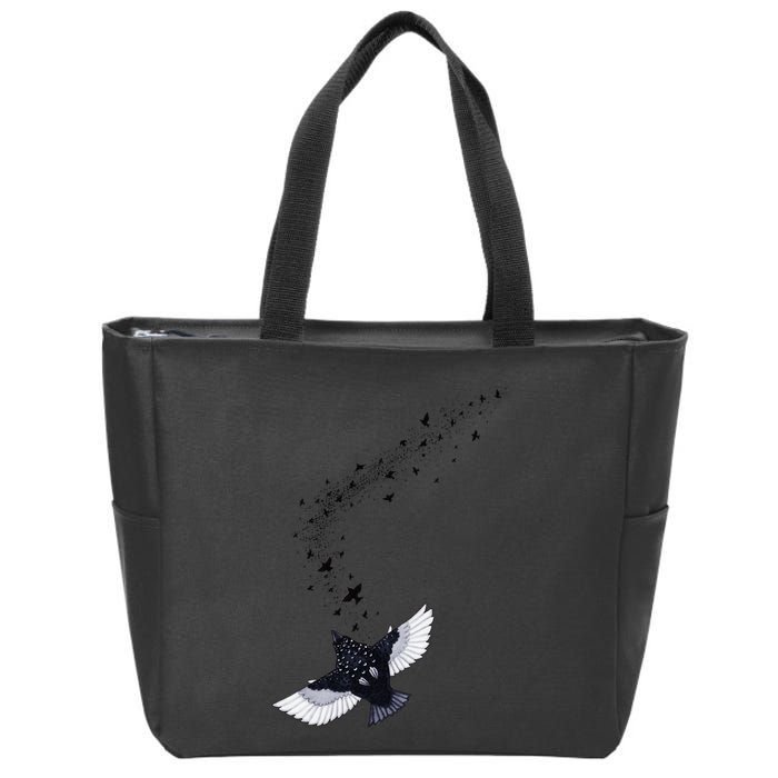 A Murmuration Of Starlings Zip Tote Bag