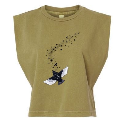 A Murmuration Of Starlings Garment-Dyed Women's Muscle Tee