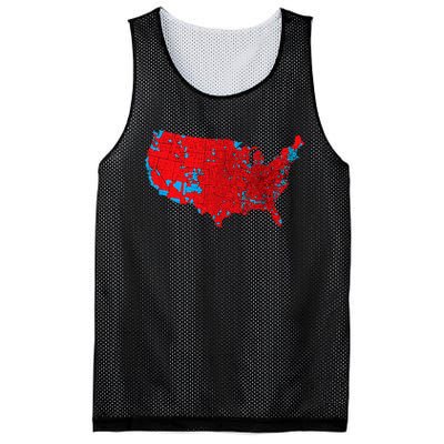 Accurate Map Of 2024 Election Results Mesh Reversible Basketball Jersey Tank