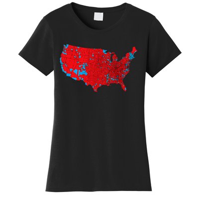 Accurate Map Of 2024 Election Results Women's T-Shirt