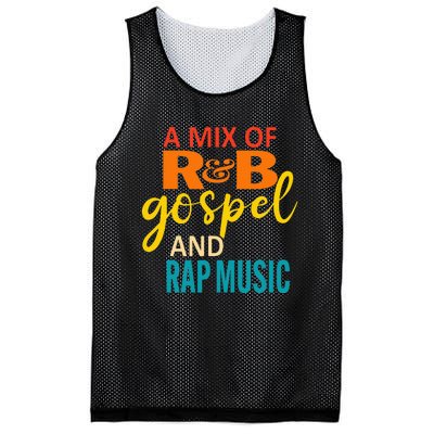 A Mix Of R&B Gospel And Rap Music Mesh Reversible Basketball Jersey Tank