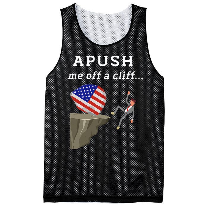 Apush Me Off A Cliff 2024 Ap Exam For Students Mesh Reversible Basketball Jersey Tank