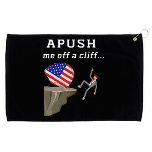 Apush Me Off A Cliff 2024 Ap Exam For Students Grommeted Golf Towel