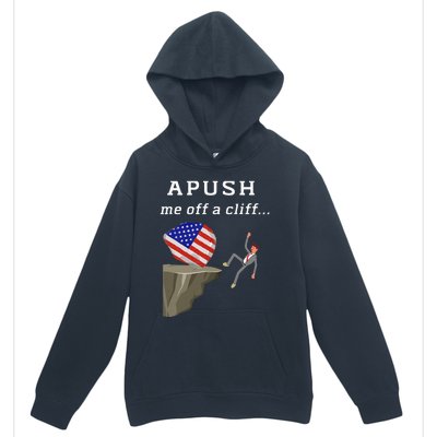 Apush Me Off A Cliff 2024 Ap Exam For Students Urban Pullover Hoodie