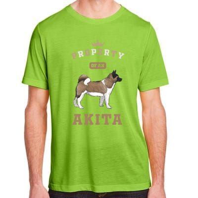 Akita Mom Or Akita Dad For Japanese Akita Or American Akita Meaningful Gift Adult ChromaSoft Performance T-Shirt