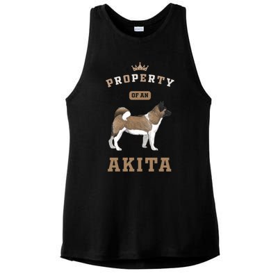 Akita Mom Or Akita Dad For Japanese Akita Or American Akita Meaningful Gift Ladies PosiCharge Tri-Blend Wicking Tank