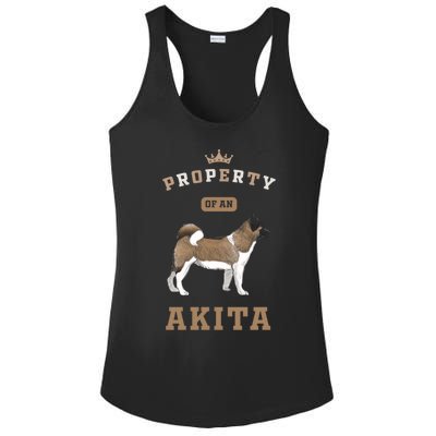 Akita Mom Or Akita Dad For Japanese Akita Or American Akita Meaningful Gift Ladies PosiCharge Competitor Racerback Tank