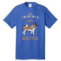 Akita Mom Or Akita Dad For Japanese Akita Or American Akita Meaningful Gift Tall T-Shirt