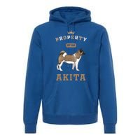 Akita Mom Or Akita Dad For Japanese Akita Or American Akita Meaningful Gift Premium Hoodie