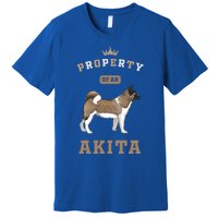 Akita Mom Or Akita Dad For Japanese Akita Or American Akita Meaningful Gift Premium T-Shirt