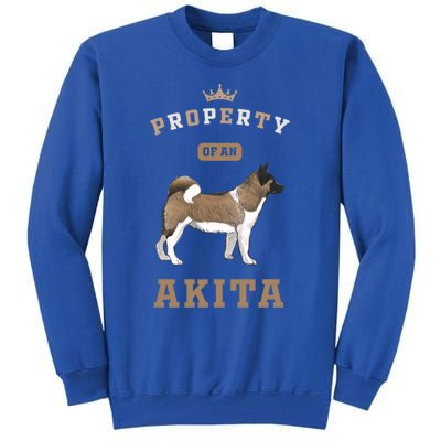 Akita Mom Or Akita Dad For Japanese Akita Or American Akita Meaningful Gift Tall Sweatshirt