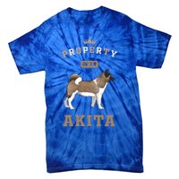 Akita Mom Or Akita Dad For Japanese Akita Or American Akita Meaningful Gift Tie-Dye T-Shirt