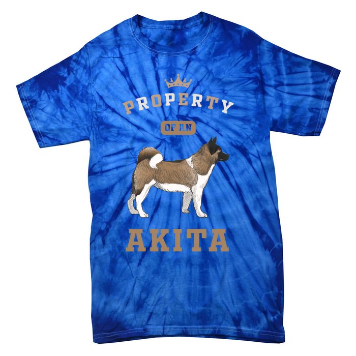 Akita Mom Or Akita Dad For Japanese Akita Or American Akita Meaningful Gift Tie-Dye T-Shirt