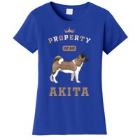 Akita Mom Or Akita Dad For Japanese Akita Or American Akita Meaningful Gift Women's T-Shirt