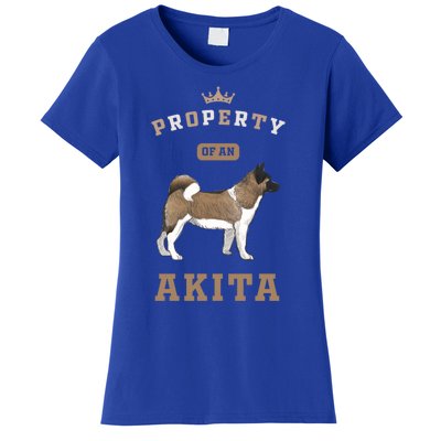 Akita Mom Or Akita Dad For Japanese Akita Or American Akita Meaningful Gift Women's T-Shirt