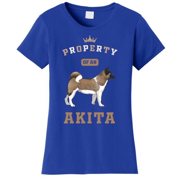 Akita Mom Or Akita Dad For Japanese Akita Or American Akita Meaningful Gift Women's T-Shirt