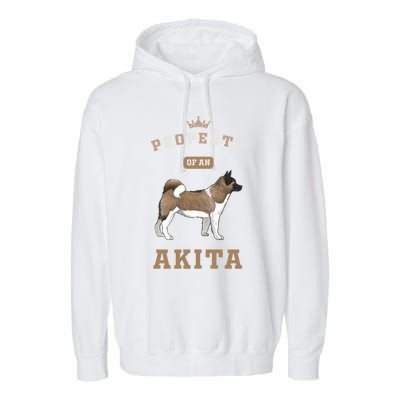 Akita Mom Or Akita Dad For Japanese Akita Or American Akita Meaningful Gift Garment-Dyed Fleece Hoodie