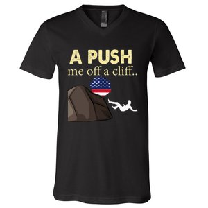 Apush Me Off A Cliff 2024 Ap Exam For Students V-Neck T-Shirt