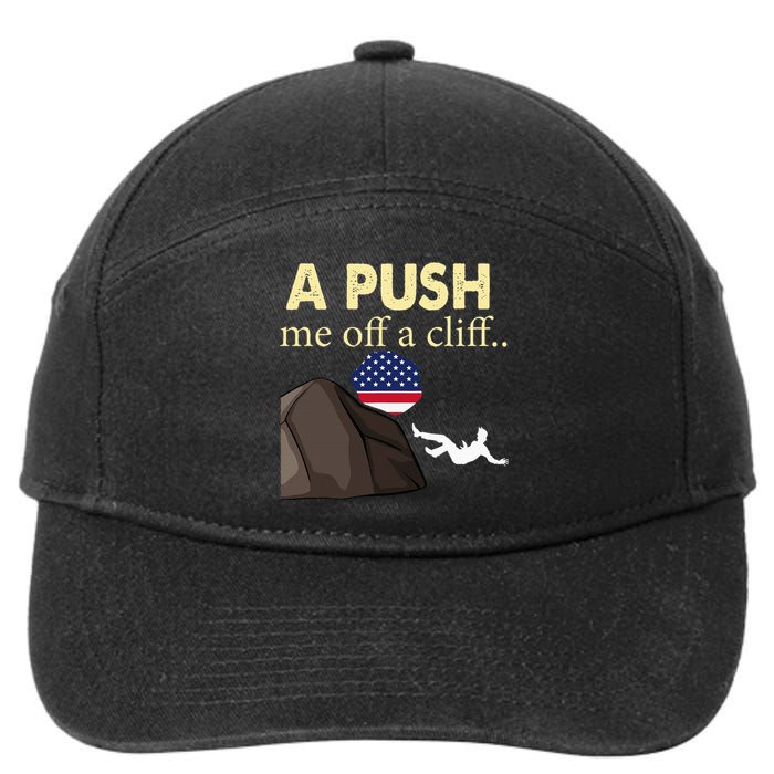 Apush Me Off A Cliff 2024 Ap Exam For Students 7-Panel Snapback Hat