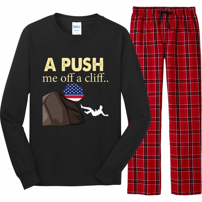 Apush Me Off A Cliff 2024 Ap Exam For Students Long Sleeve Pajama Set