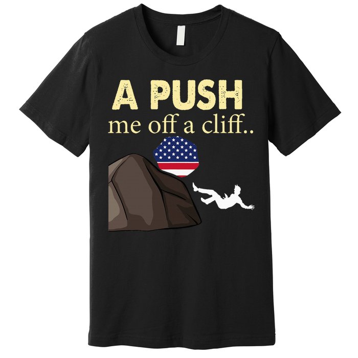 Apush Me Off A Cliff 2024 Ap Exam For Students Premium T-Shirt