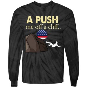 Apush Me Off A Cliff 2024 Ap Exam For Students Tie-Dye Long Sleeve Shirt