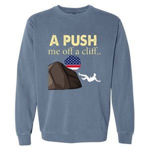 Apush Me Off A Cliff 2024 Ap Exam For Students Garment-Dyed Sweatshirt