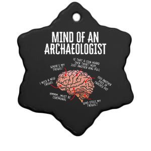 Archaeology Mind Of An Archaeologist Ceramic Star Ornament