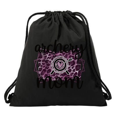 Archery Mom Of An Archer Mama Archery Mother Funny Gift Drawstring Bag