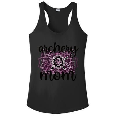 Archery Mom Of An Archer Mama Archery Mother Funny Gift Ladies PosiCharge Competitor Racerback Tank