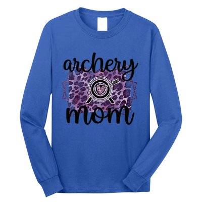 Archery Mom Of An Archer Mama Archery Mother Funny Gift Long Sleeve Shirt