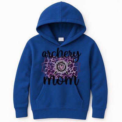Archery Mom Of An Archer Mama Archery Mother Funny Gift Kids Hoodie