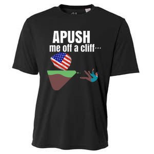 Apush Me Off A Cliff 2024 Funny Ap Exam For Students Cooling Performance Crew T-Shirt