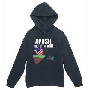 Apush Me Off A Cliff 2024 Funny Ap Exam For Students Urban Pullover Hoodie