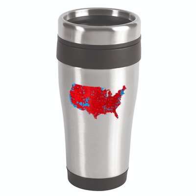 Accurate Map Of 2024 Election Results 16oz Travel Tumbler