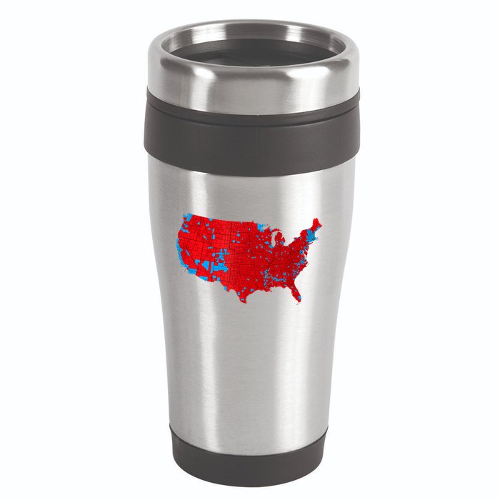Accurate Map Of 2024 Election Results 16oz Travel Tumbler