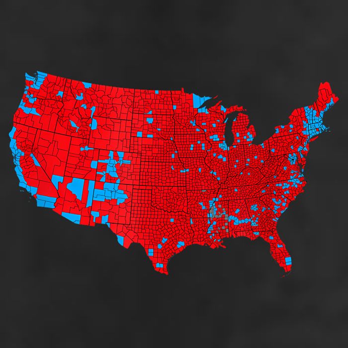 Accurate Map Of 2024 Election Results 25L Jumbo Tote