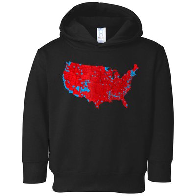 Accurate Map Of 2024 Election Results Toddler Hoodie
