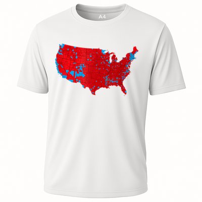 Accurate Map Of 2024 Election Results Cooling Performance Crew T-Shirt
