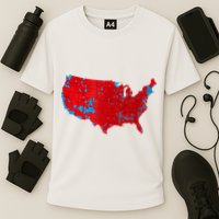 Accurate Map Of 2024 Election Results Cooling Performance Crew T-Shirt