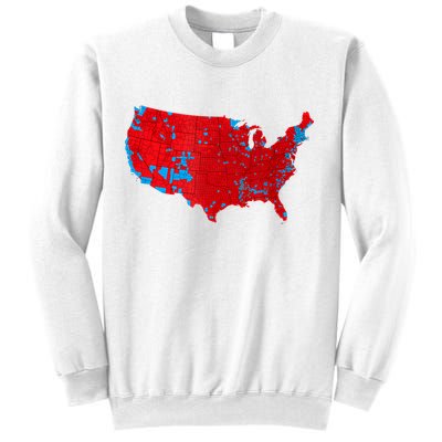 Accurate Map Of 2024 Election Results Sweatshirt