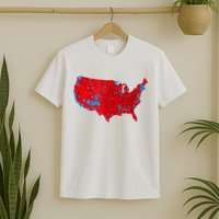Accurate Map Of 2024 Election Results T-Shirt