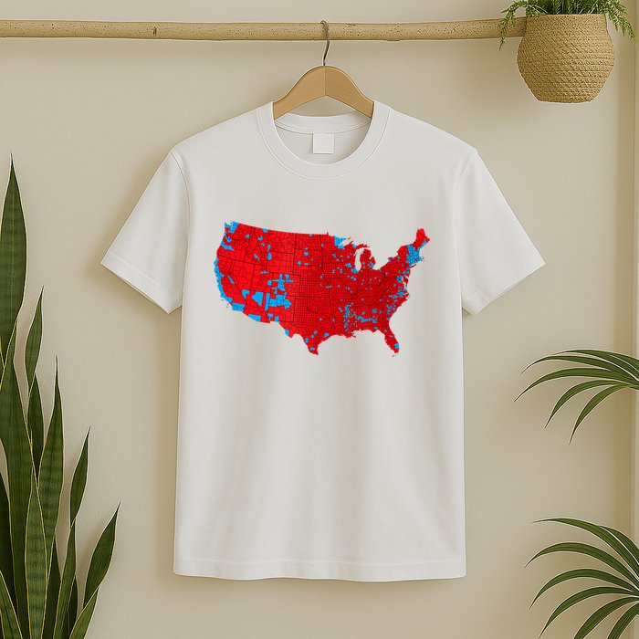 Accurate Map Of 2024 Election Results T-Shirt