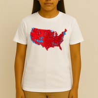 Accurate Map Of 2024 Election Results T-Shirt