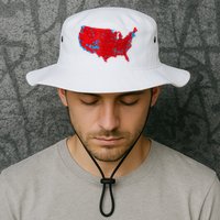 Accurate Map Of 2024 Election Results Bucket Hat